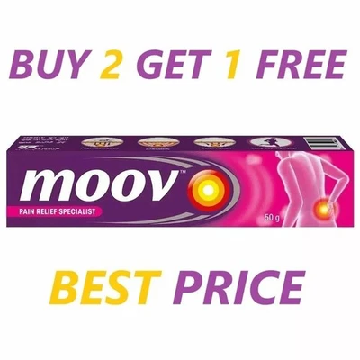 Crema Alivio del Dolor Rápido Moov 50gm COMPRA 2 OBTÉN 1 GRATIS Exp 2027. Foto 1 de 4