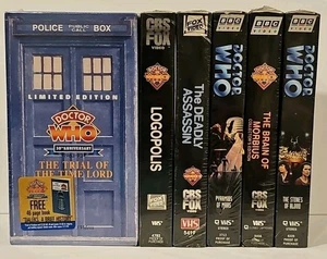 DOCTOR WHO VHS 30th Anniversary edition The Trial Of The Time Lord Lot Sealed - Picture 1 of 14