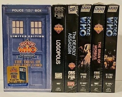 DOCTOR WHO VHS 30th Anniversary edition The Trial Of The Time Lord Lot Sealed - Image 1 of 4