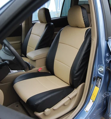 for TOYOTA HIGHLANDER 2001-2007 IGGEE S.LEATHER CUSTOM FIT SEAT COVER 13 COLORS - Image 1 of 4