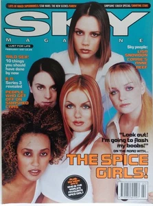 Sky Magazine February 1997 Issue 126 Featuring Spice Girls - Picture 1 of 4