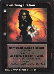 Bewitching Oration - Jyhad Deckmaster V:TES Trading Card 1994 - Picture 1 of 2
