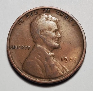 1909 P VDB LINCOLN WHEAT PENNY #C9274 - Picture 1 of 2