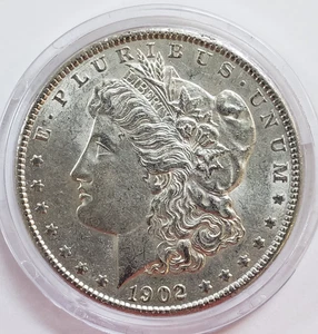 1902-O $1 Morgan Silver Dollar in Choice AU+ Condition CAPSULED - Picture 1 of 4