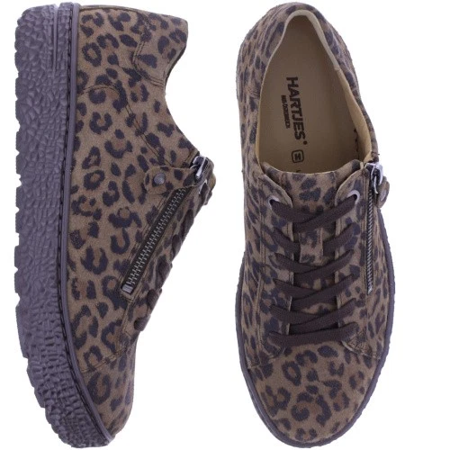 Hartjes | Phil | Leo Muster | Veloursleder | Weite: H | 1621401-5200 | Damen Sne