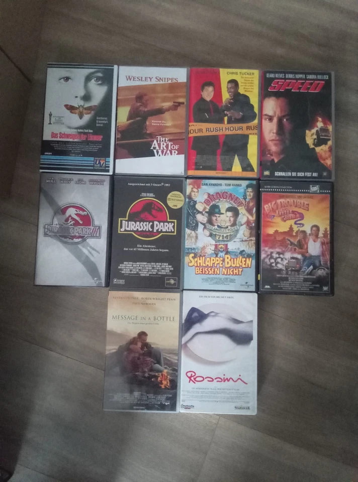 VHS Kassetten - Konvolut, Sammlung - 10 Stück Action Filme - Video Klassiker - Bild 1 von 4
