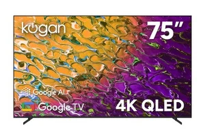 Kogan 75" QLED 4K Smart AI Google TV - WQ98, 75 Inch, TVs, TV & Home Theatre - Picture 1 of 13