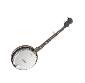 STAGG 5-STRING BLUEGRASS WESTERN BANJO DELUXE w/ REMO HEAD - BJM30 DL - Picture 1 of 4