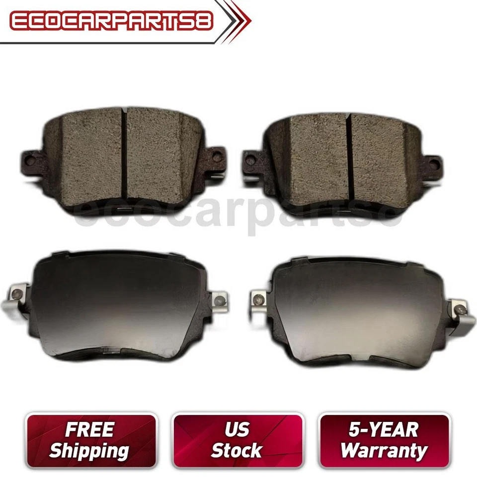 Kit de pastilhas de freio traseiras semi-metálicas para Volkswagen Passat 1.8L 1999 2000 2014-2017 - Imagem 1 de 1