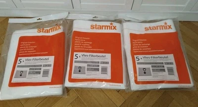 14 Vlies Filterbeutel Original Starmix AS, GS, HS, ISP, ISC, IS, FBV 25 - 35 - Bild 1 von 4