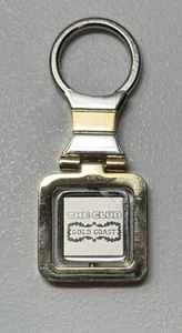 The Club Gold Coast Casino Las Vegas Gold & Silver Tone Spinner Fidgit Key Chain - Picture 1 of 3