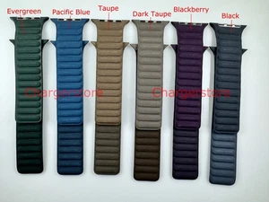 Bracelet maillon magnétique tissé fin original Apple Watch 41 mm/42 mm 44 mm/45 mm/46 mm/49 mm - Photo 1 sur 48