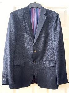 Etro Milano Jacquard Blazer Navy Paisley Made in Italy Gr. 50 - Bild 1 von 24