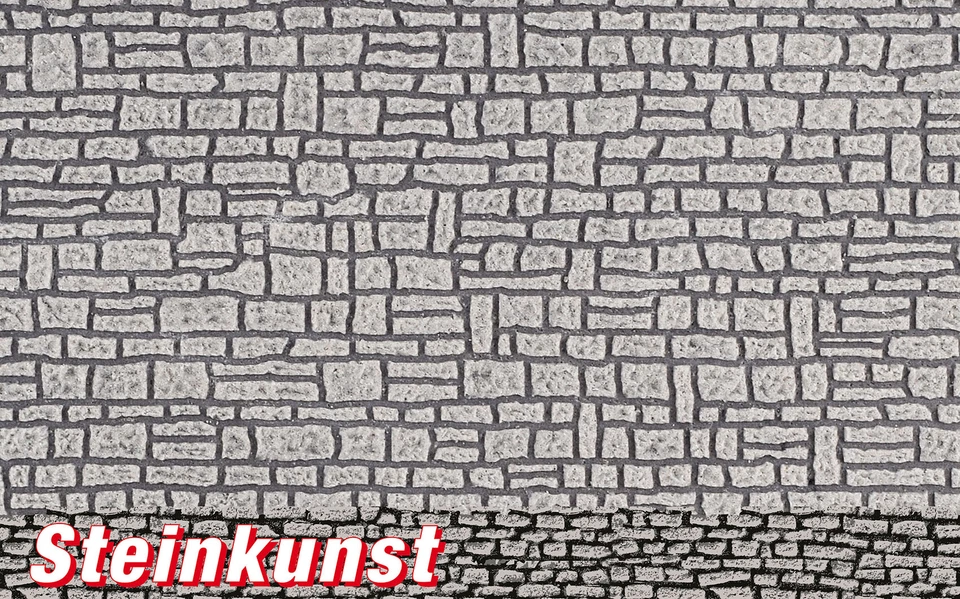 Vollmer 48821 - G Mauerplatte Haustein aus Steinkunst, L 55 x B 34 cm - Neu - Bild 1 von 1