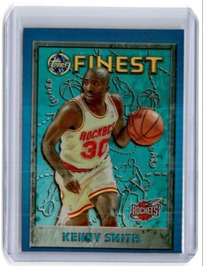 1995-96 Topps Finest Refractor Kenny Smith Houston Rockets #37