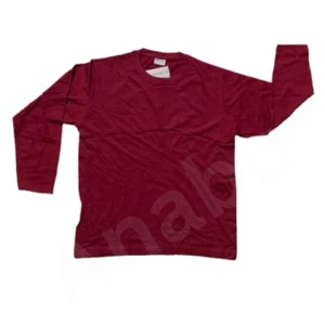 160gsm Long Sleeve T-shirt 100% Cotton - Picture 1 of 2