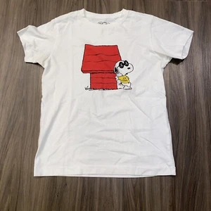 KAWS X UNIQLO X PEANUTS JOE KAWS DOGHOUSE TEE WHITE KIDS LARGE (11-12) - Picture 1 of 8