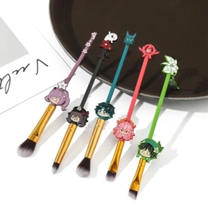 5pcs Genshin Impact Anime Cosmetic Makeup Design Magic Wand Brushes Set - Picture 1 of 4