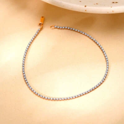 14k Yellow Gold Tennis Bracelet Set With 1.07ct Round Lab Grown Diamond Bracelet - Image 1 of 4