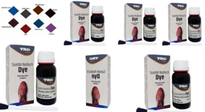 TRG Suede & Nubuck Dye Shoe Boot Restore Colour Dye 50ml - Multi Colours - Picture 1 of 19
