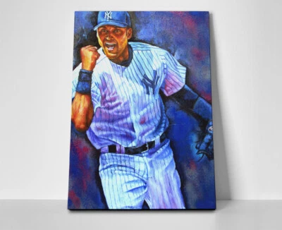 Derek Jeter NY Poster or Canvas - Derek Jeter Wall Art - Image 1 of 4
