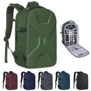 15-16 Inch Camera Backpack Bag Waterproof Mirrorless Photography Hardshell Case