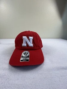 University of Nebraska Cornhuskers 47 Brand Twins Franchise Fitted L Hat Cap Red - Picture 1 of 6