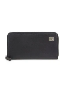 Versace Medusa Collection Continental Zip Around Wallet Napa Leather UNISEX $800 - Picture 1 of 21