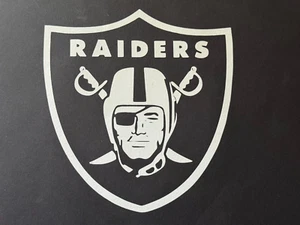 NFL LAS VEGAS RAIDERS FOOTBALL VINYL DECAL STICKER - Picture 1 of 1