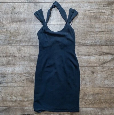 Vestido Balenciaga Le Dix Azul Marino Vintage Mujer París Hecho en Francia Foto 1 de 4