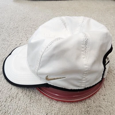 Nike Dri Fit Hat Women’s White vanted Feather Light Running Golf Hat Cap - Image 1 of 4