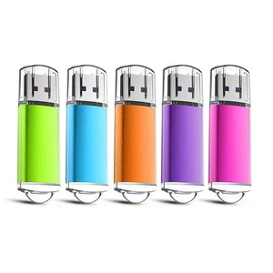 5x USB Stick 2.0 Mehrfarbig Memory Speicherstick Speichermedien USB Flash 1 GB - Bild 1 von 9