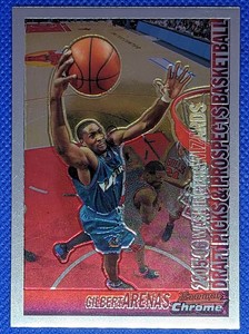 2005-06 Bowman Chrome GILBERT ARENAS #102 Draft Picks & Prospects Wizards