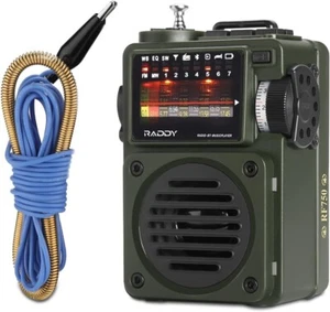 Raddy RF750 Portable Shortwave Radio AM/FM/SW/WB Receiver with Bluetooth -... - Picture 1 of 8
