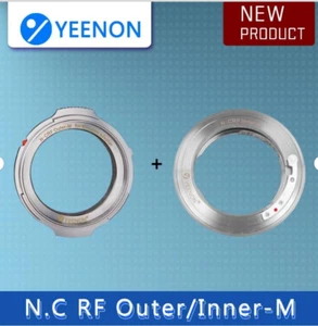 YEENON Nikon RF (Contax RF) inner/outer to M Adapter - Picture 1 of 3