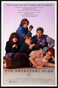 THE BREAKFAST CLUB JOHN HUGHES RINGWALD BRAT PACK 1985 1-SHEET NEAR MINT ROLLED - Picture 1 of 1