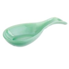 TableCraft Jadeite Green Glass 8" Spoon Rest