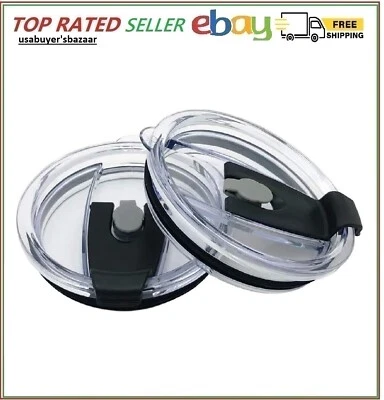 FUNUPSOUL 2 Replacement Flip Lids for Stainless Steel Insulated Tumbler Travel Mug