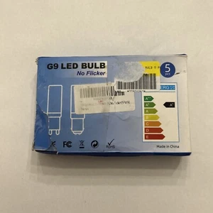 5 Pack LED G9-8W-LED No Flicker - Picture 1 of 4