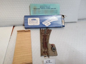 HORNBY DUBLO 3 RAIL POINTS R/Hand with box. Grade A 1. My Ref. (L72) - Picture 1 of 5