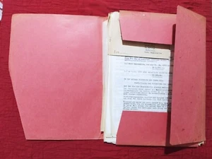 File Documents Claim against Germany Post WW2 Jewish Judaica Person Born Leipzig - Picture 1 of 24