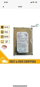 Seagate Barracuda (SATA) 3.5" PC Internal HD 200GB 7200rpm 8MB ST3200820AS - Picture 1 of 6