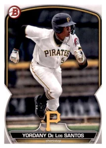 2023 Bowman Yordanny De Los Santos Base Card MLB PWE Set Break Pirates #121 - Picture 1 of 2