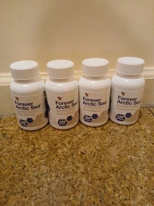 4 bott. of FOREVER ARCTIC SEA (120 Softgels ea) HALAL - Picture 1 of 5