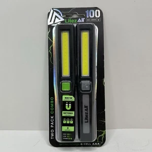 LitezAll Blip 100 Lumen Hand-COB-LED-Arbeitsleuchte - 2er-Pack Batterien enthalten - Bild 1 von 7