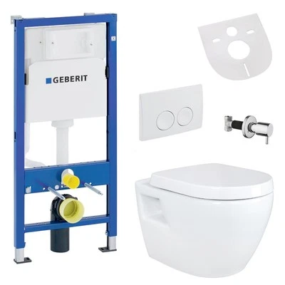 Geberit UP100 Vorwandelement Hänge Dusch Wand WC Taharet Toilette Absperrventil - Bild 1 von 4