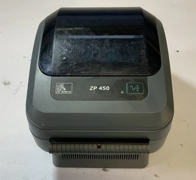 Zebra ZP450 Thermal Barcode Label Printer (ZP450-0501-0006A), Gray "E3B" - Image 1 of 4