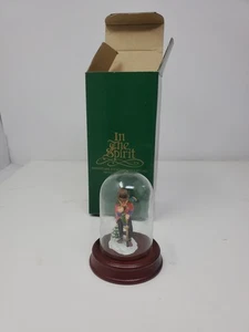 Dept 56 In The Spirit Miniature Dickens Scultpure With Glass Dome "Scrooge" - Picture 1 of 5