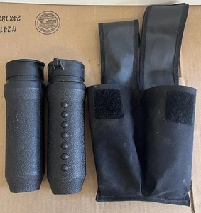 Set Of 2 Vintage Gator Back Paintball Pods With Cloth Holder FAST SHIPPING - Picture 1 of 5