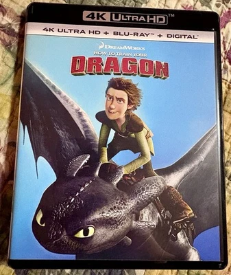 HOW TO TRAIN YOUR DRAGON Trilogy Collection 4K UHD & Blu-Ray Combo NO DIGITAL - Image 1 of 3